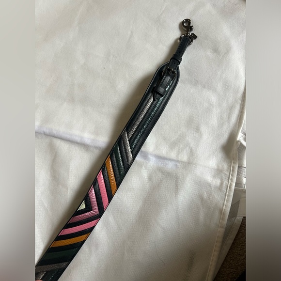 Coach multicolor leather novelty strap - Picture 5 of 7